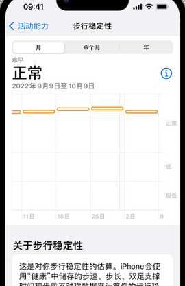 乌拉特前iPhone手机维修如何在iPhone开启'步行稳定性通知'