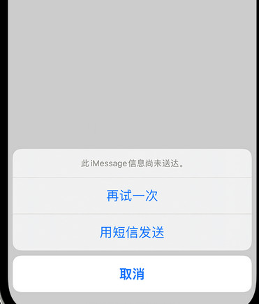 乌拉特前apple维修iPhone上无法正常发送iMessage信息