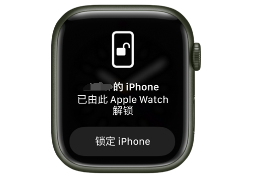 乌拉特前苹果手机维修分享用 AppleWatch 解锁配备面容 ID 的 iPhone方法 