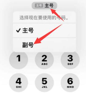 乌拉特前苹果14维修店分享iPhone 14 Pro Max使用副卡打电话的方法 