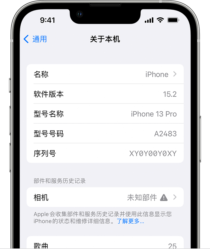 乌拉特前苹果维修分享iPhone 出现提示相机“未知部件”是什么原因？ 